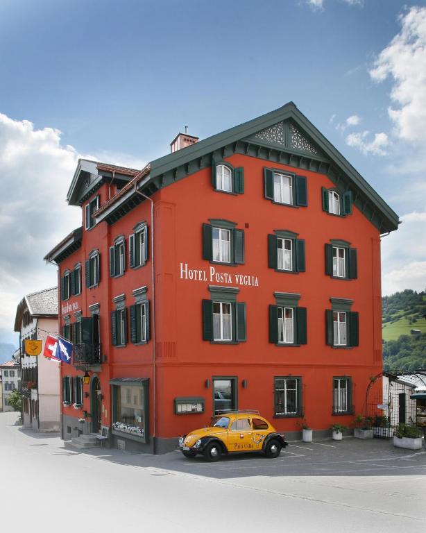 Posta Veglia Hotell Laax Exteriör bild